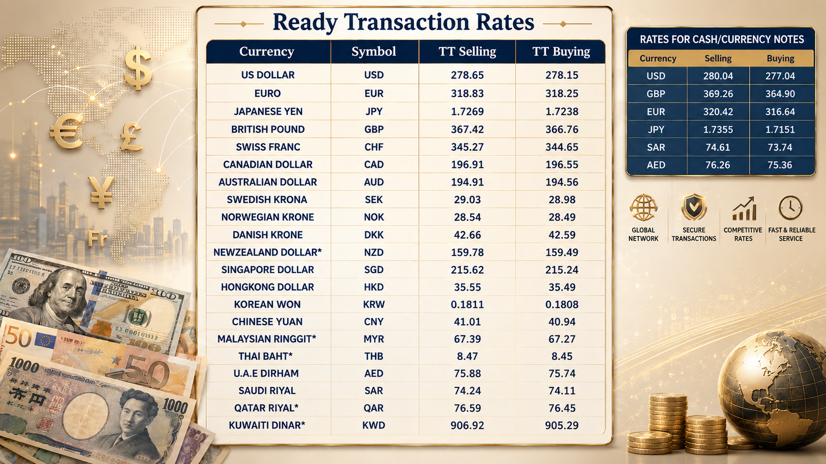 Foreign exchange rates in Pakistan for today, June 19, 2026