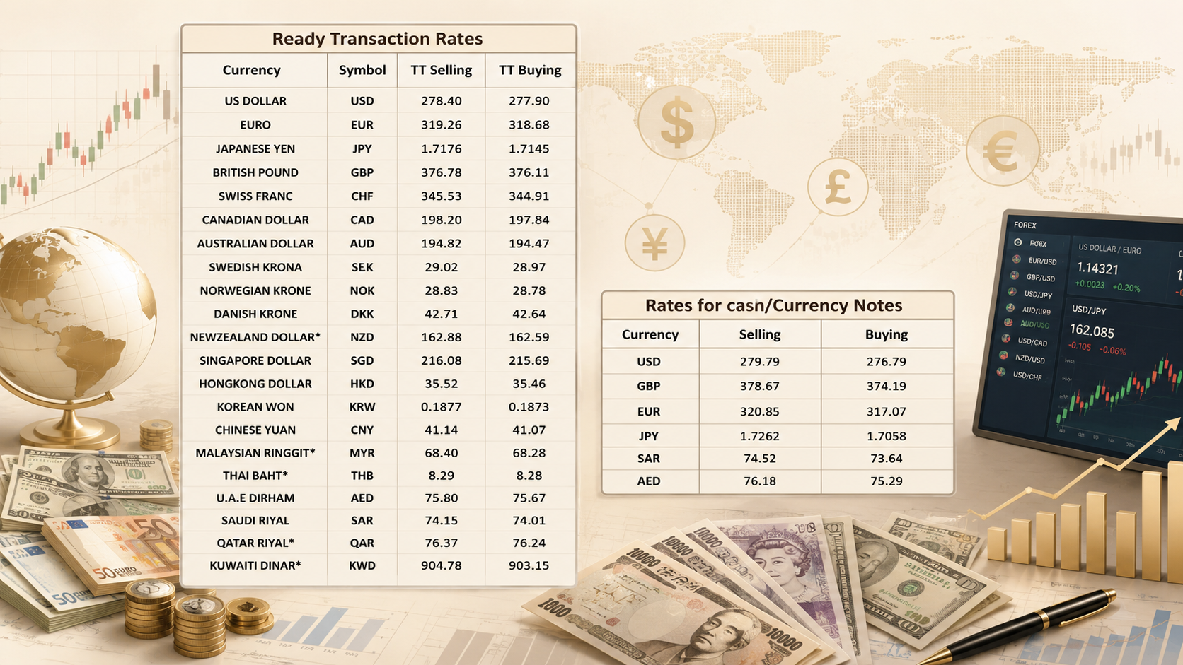 Foreign exchange rates in Pakistan for today, July 16, 2026