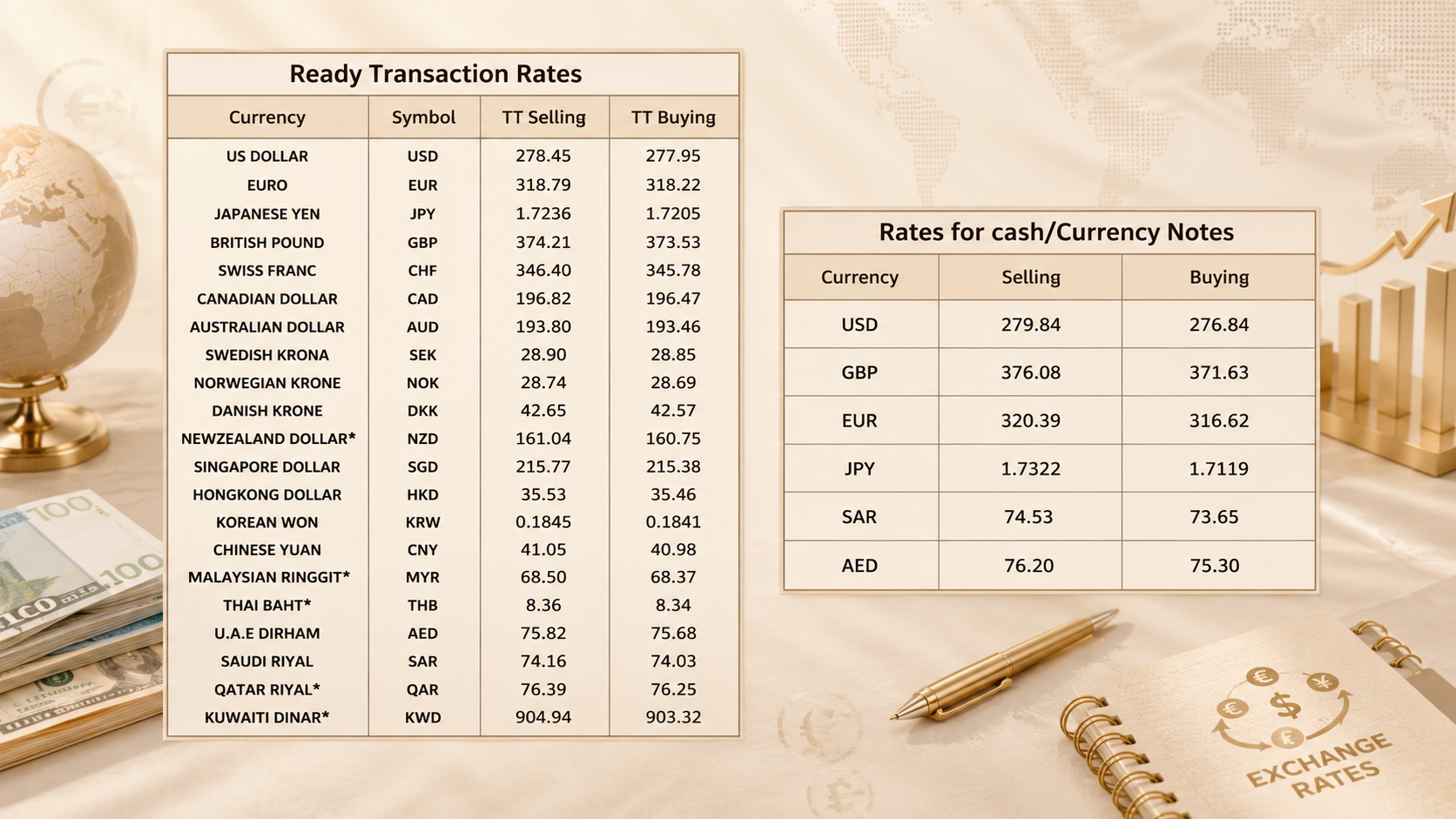 Foreign exchange rates in Pakistan for today, July 10, 2026
