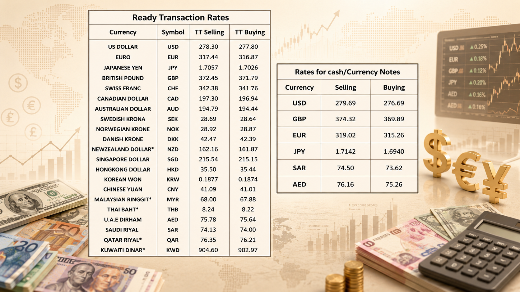 Foreign exchange rates in Pakistan for today, July 22, 2026