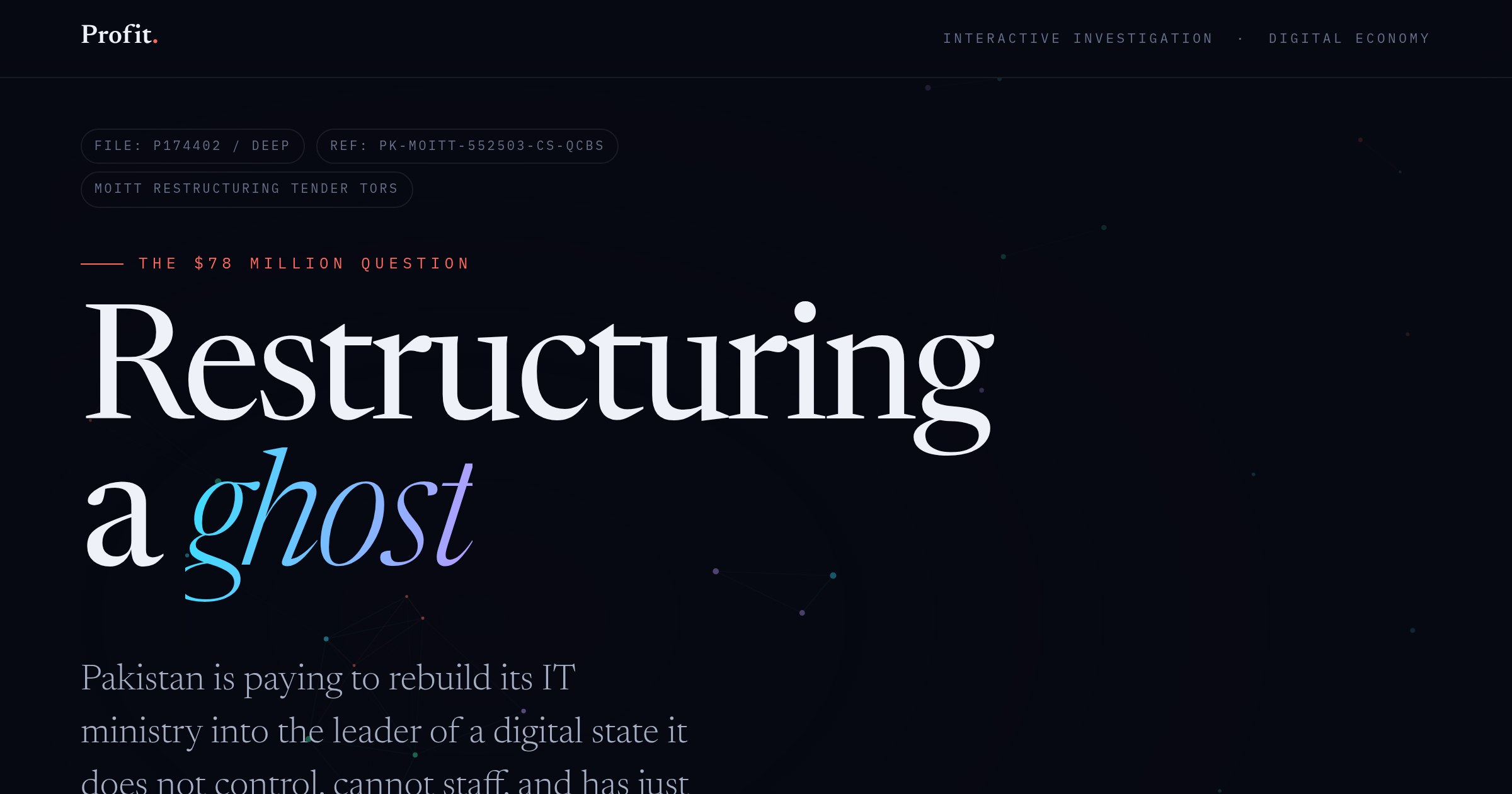 Restructuring a ghost: why Pakistan is rebuilding a ministry the future already left behind