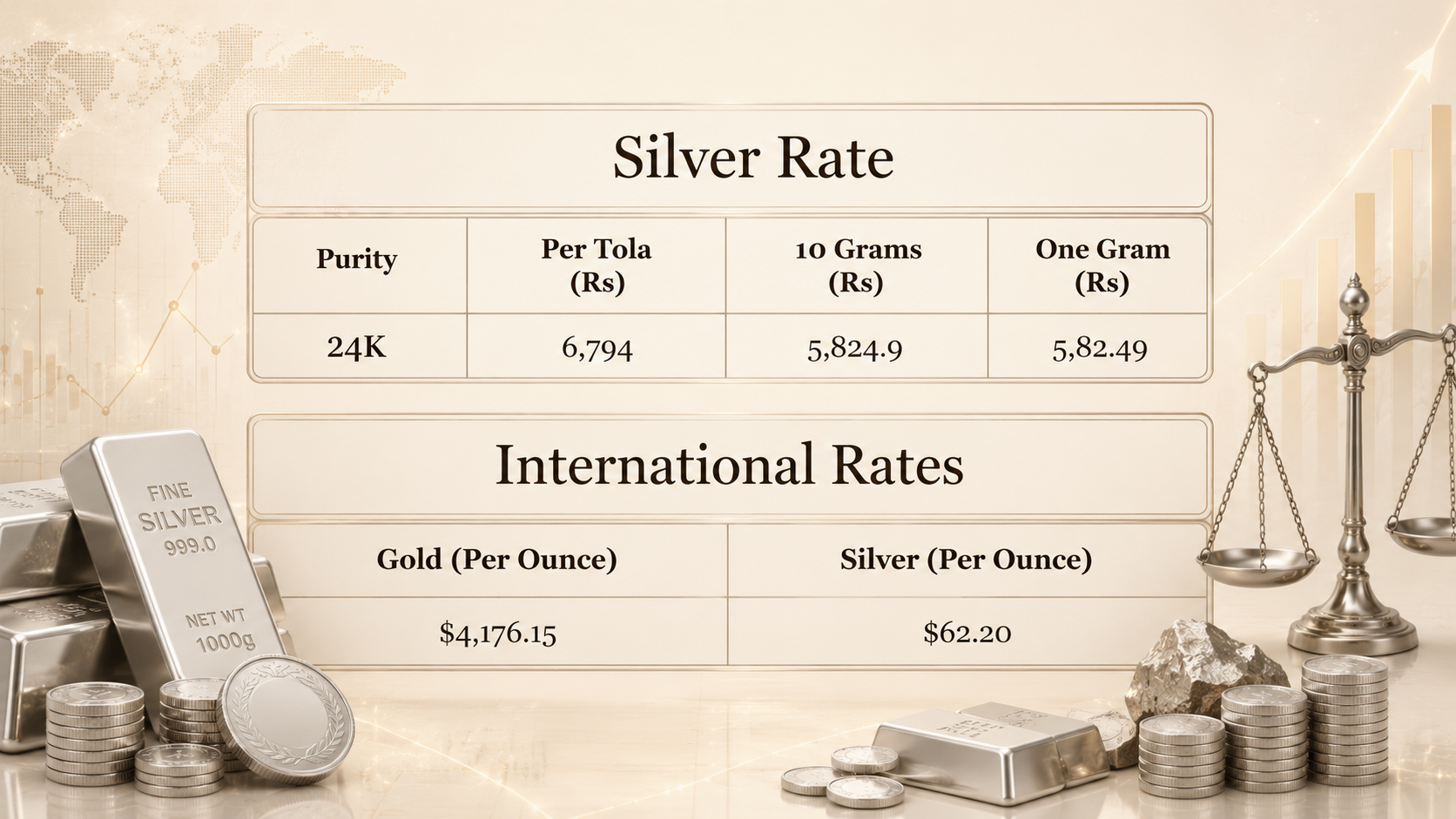 Silver price in Pakistan for today, July 03, 2026