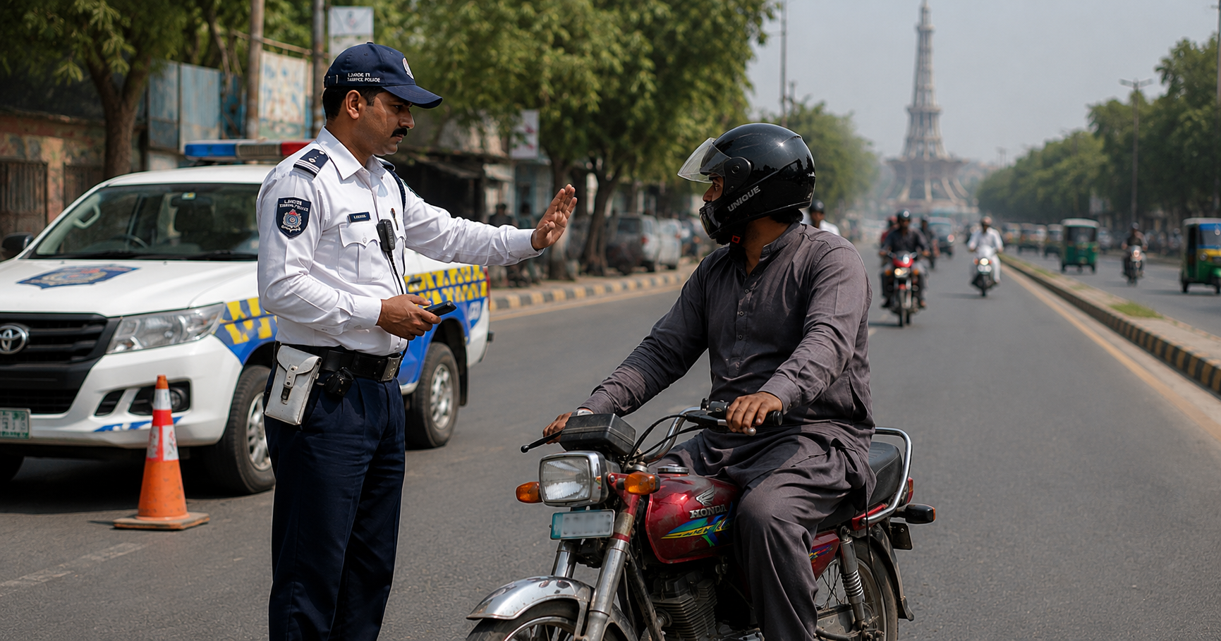 Lahore traffic police trace 421 vehicles, Rs2.09 million in unpaid e-challans to one owner