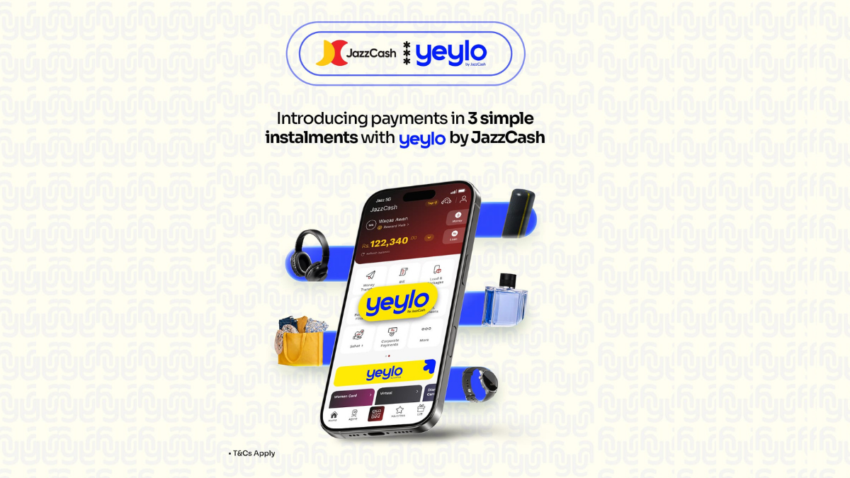 Yeylo launches within JazzCash to bring a new shopping experience powered by transparent pay-in-3 instalments