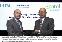 PTCL, HBL sign partnership for Managed Connectivity Services
