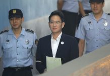 Samsung heir sentenced to five years in jail for bribery