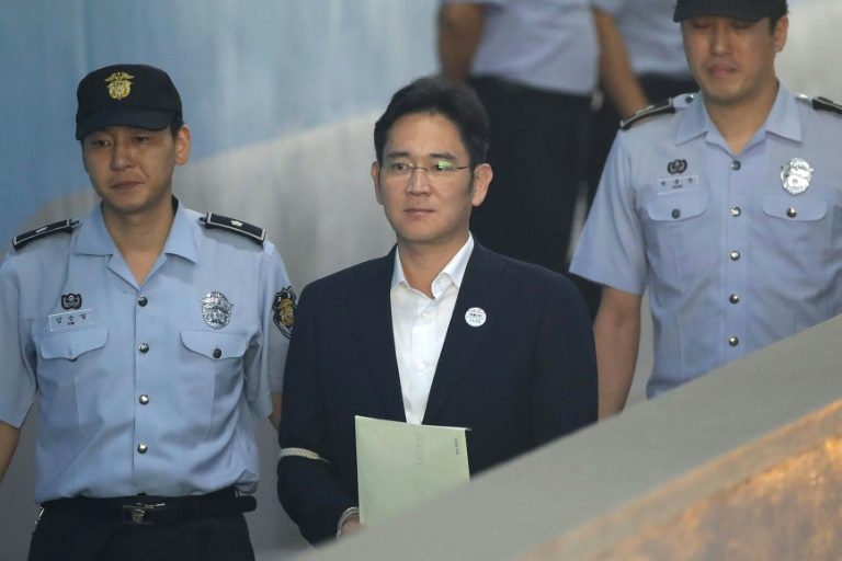 Samsung heir sentenced to five years in jail for bribery
