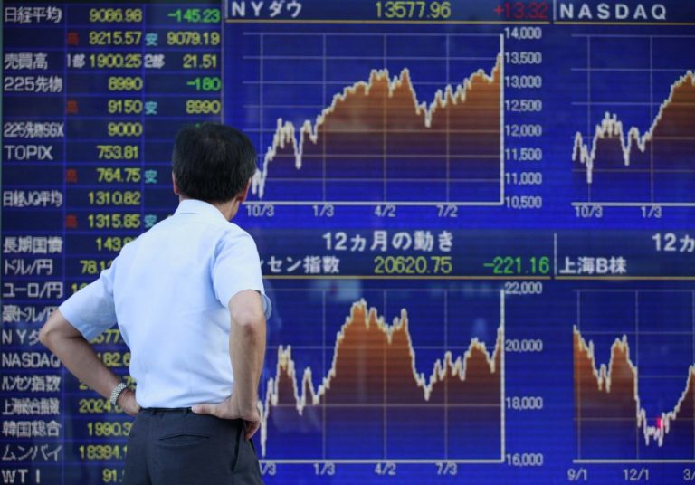 Asian shares fall, ECB meeting results awaited