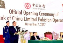 Bank of China kicks off operations in Pakistan