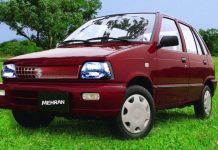 Pak Suzuki to retire Mehran VX from November