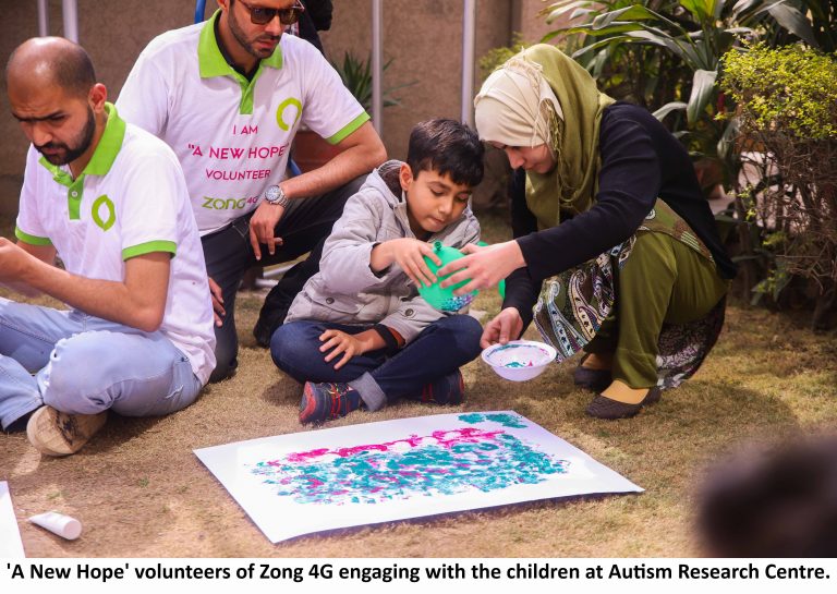 Zong employees spend day volunteering at the Autism Research Centre