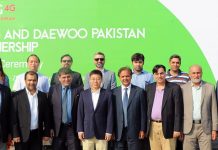 Zong 4G partners with Daewoo Express