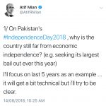 Atif Mian tweet