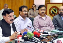 Sheikh Rasheed announces three new trains, 10,000 new jobs