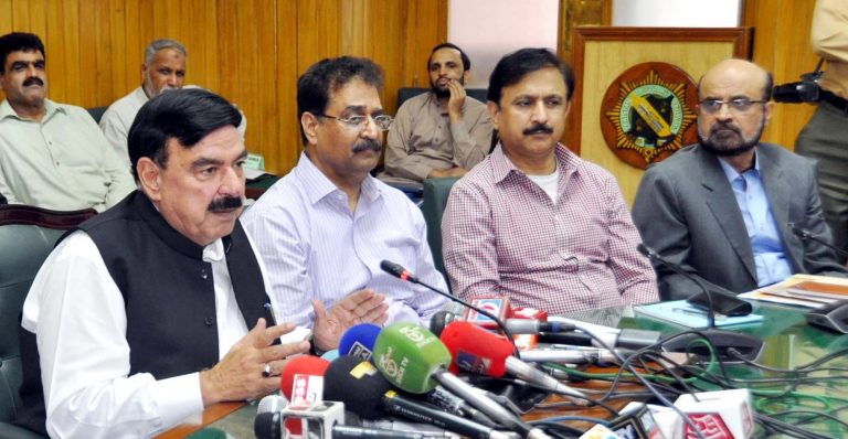 Sheikh Rasheed announces three new trains, 10,000 new jobs