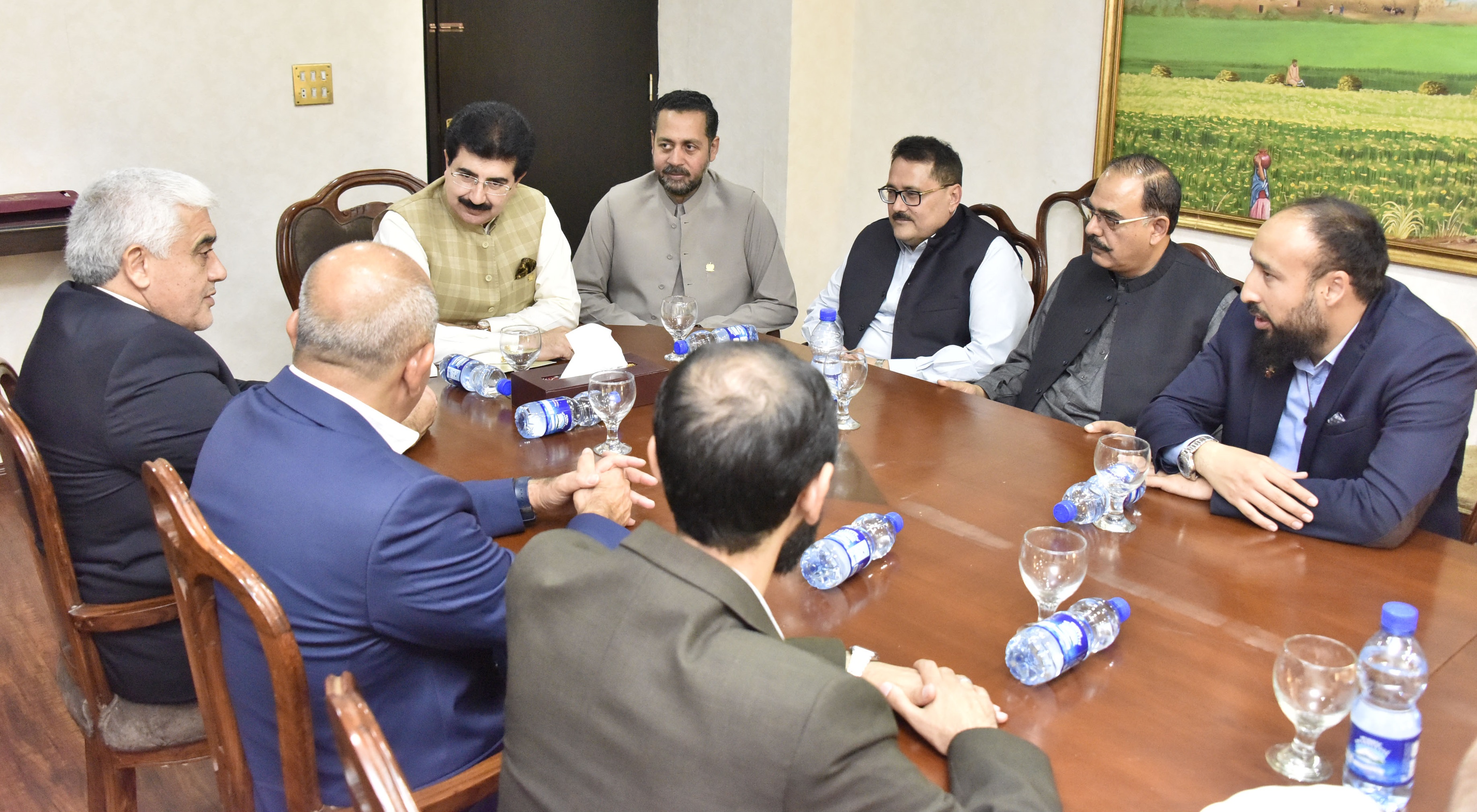 Sanjrani invites Turkish businessmen to invest in Gwadar