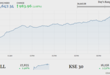 Bulls rally to end dry spell at PSX, index gains 983 points