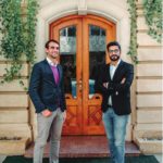 Rabeel Warraich with International partner Dr Bernhard Klemen