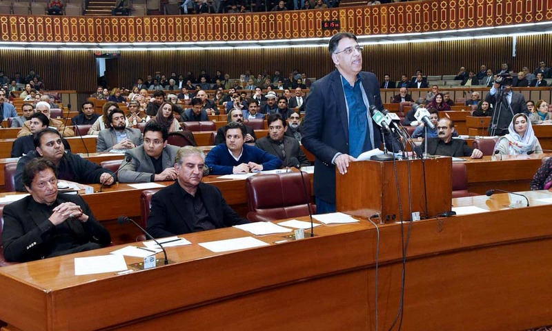 Govt presents finance bill amid ruckus in NA