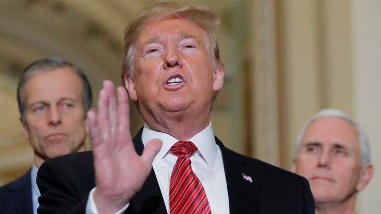 Donald Trump all praise for ‘momentous’ US-China trade deal