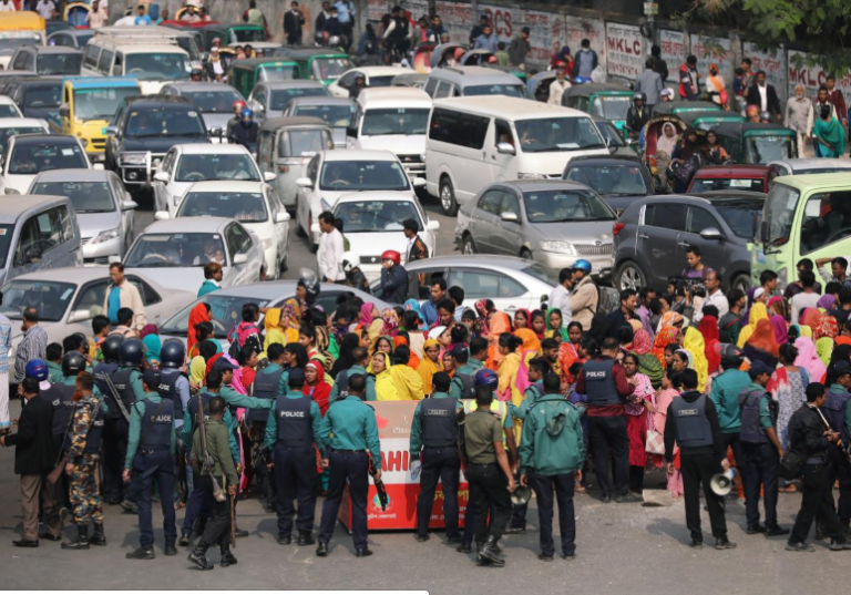 Bangladesh garment manufacturers raise workers’ pay amid further protests