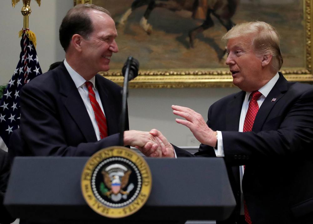Trump taps fierce World Bank critic to take its helm