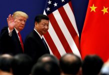 Trump says US-China trade talks going well