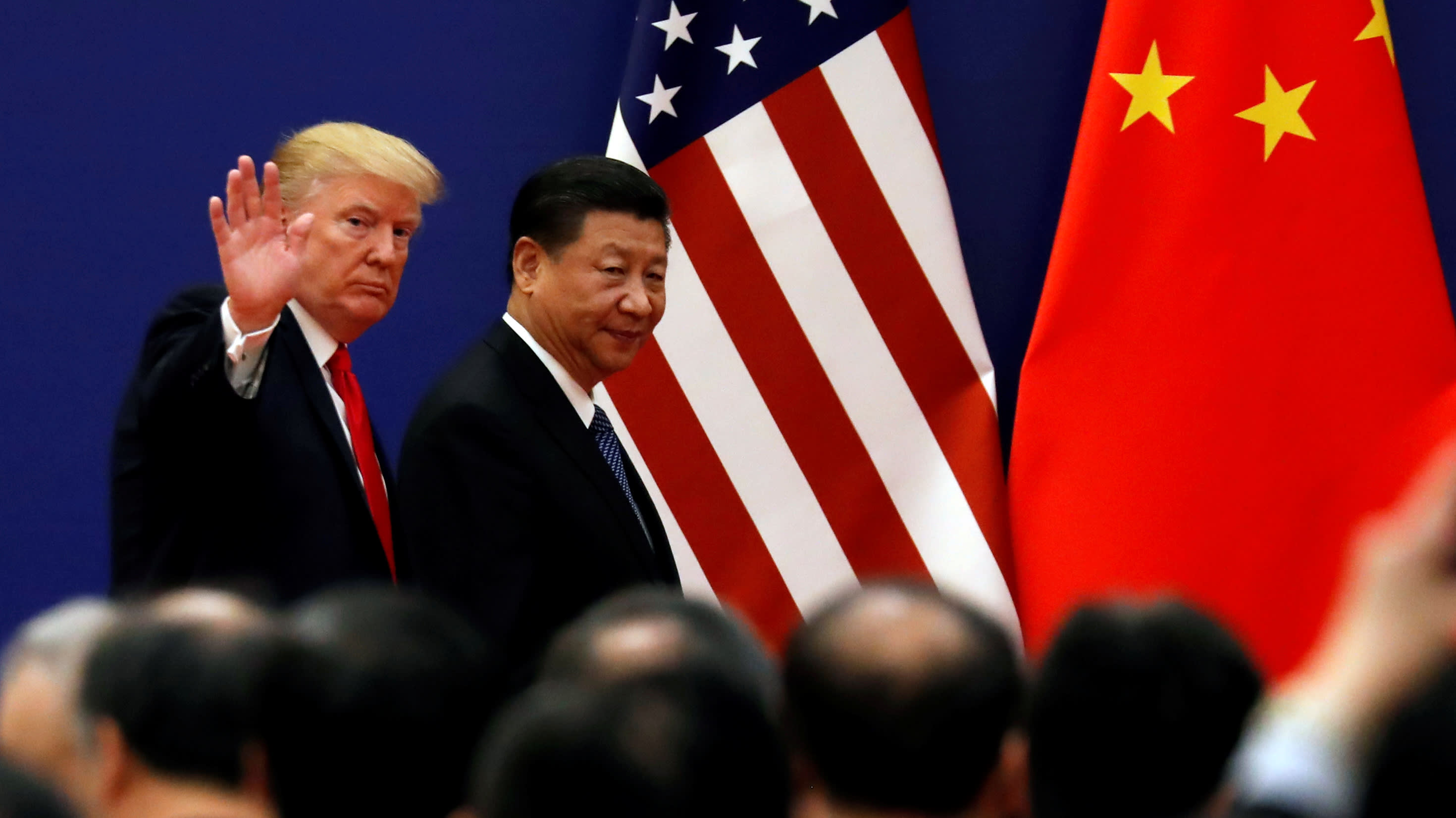 Trump says US-China trade talks going well