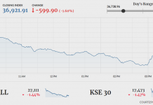 PSX plunges 600 points as fears for economy rise