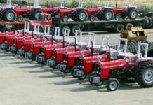 Tractor production falls 30.5pc in one year