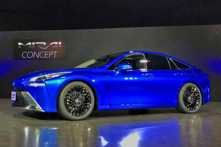 Toyota unveils revamped hydrogen sedan to take on Tesla