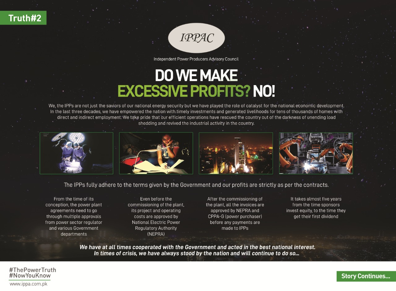 IPPs explain profits, operations in second advert