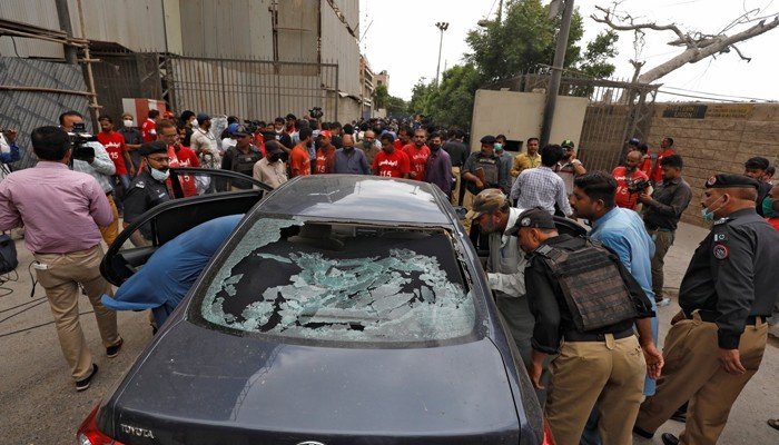 Vehicle used in PSX attack spotted in TV drama