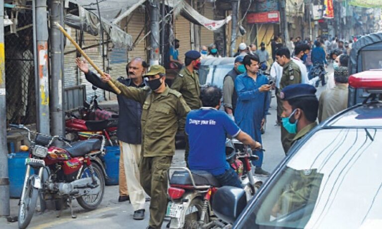 Traders protest as Punjab govt imposes lockdown ahead of Eid