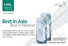 HBL receives ‘Asia Best Bank Transformation 2020’ award from Euromoney
