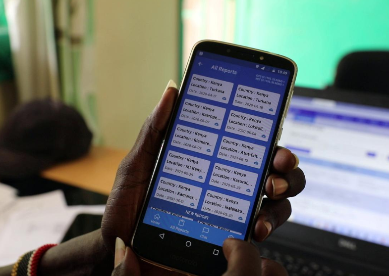 Kenya uses app in battle against desert locusts