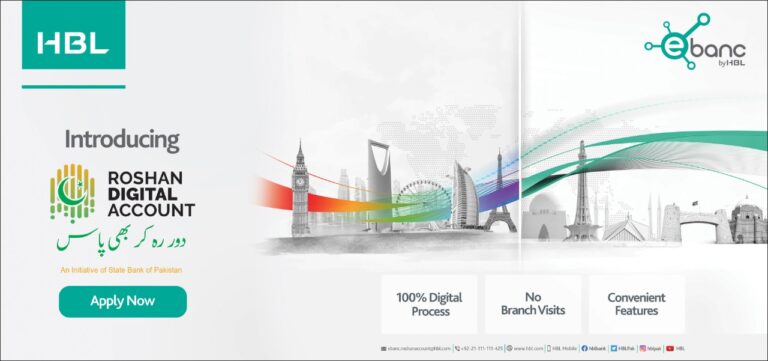 For overseas Pakistanis’ ease, HBL launches ebanc ‘Roshan Digital Account’