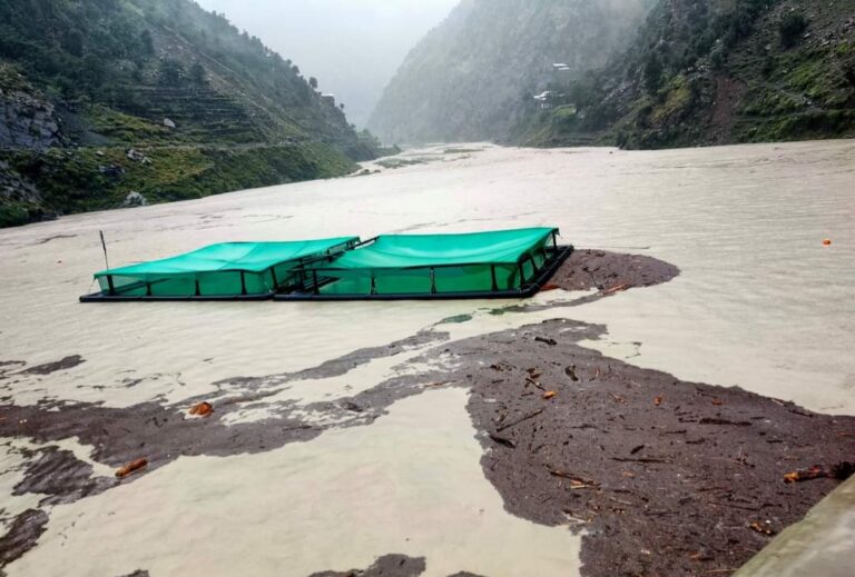 Floods destroy fish farms in Swat district