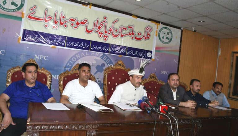 Provincial status for GB key to CPEC’s success