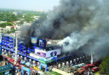 From burgeoning plaza to burning disaster. Was the Hafeez Center fire inevitable?