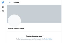 A farewell to @realDonaldTrump, gone after 57,000 tweets