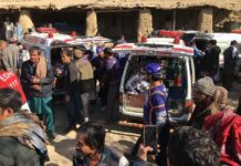 Afghanistan seeks custody of bodies of nationals killed in Mach carnage