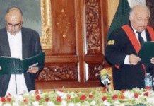 Justice Khan takes oath as PHC chief justice
