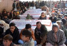 Hazaras continue sit-in against killing of miners for fifth day