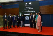 PSX holds gong ceremony to mark listing of Panther Tyres Ltd