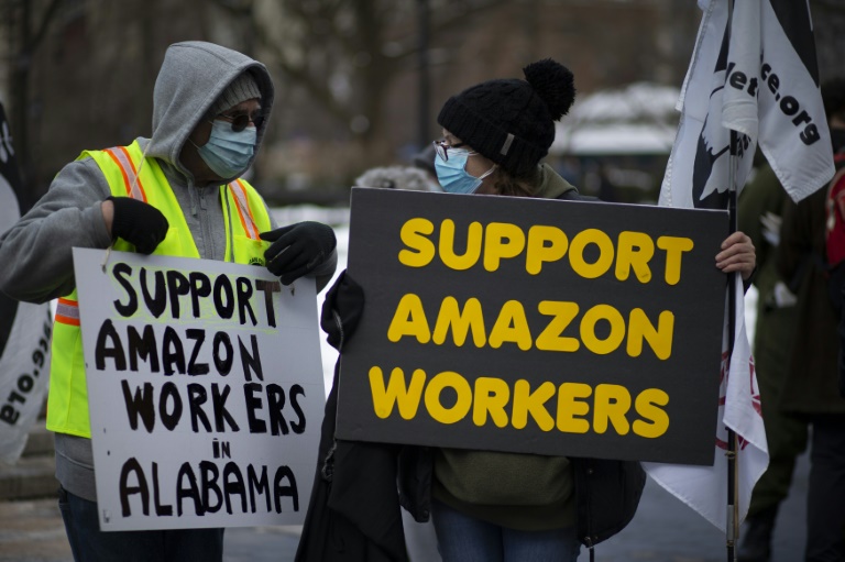 Biden urges workers to 'make your voice heard' as Amazon employees vote on union
