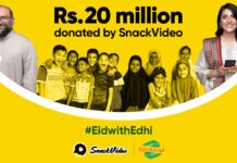 SnackVideo, Edhi Ramzan campaign raises Rs20m donation
