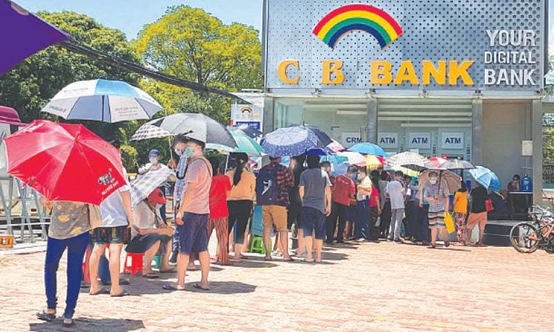 Myanmar's junta powerless as currency drops 60pc in four weeks, economy tanks