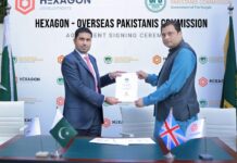 Hexagon developments, Overseas Pakistani Commission Punjab sign agreement
