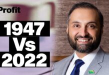 Where we are 1947 vs 2022